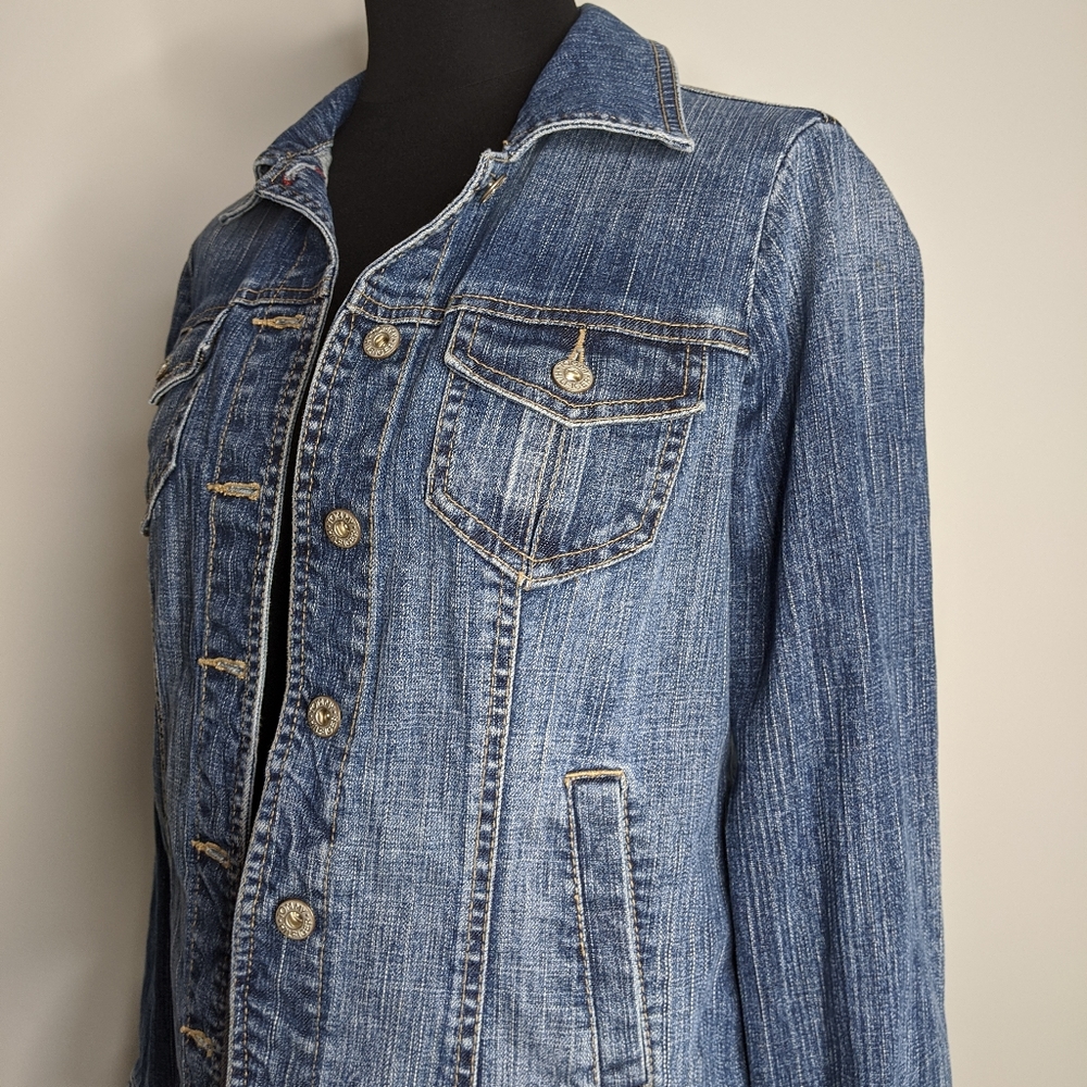 Tommy Hilfiger Women's Blue Jean Jacket Sz S 2007